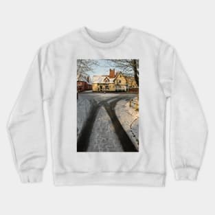 Peacock in the Snow Crewneck Sweatshirt